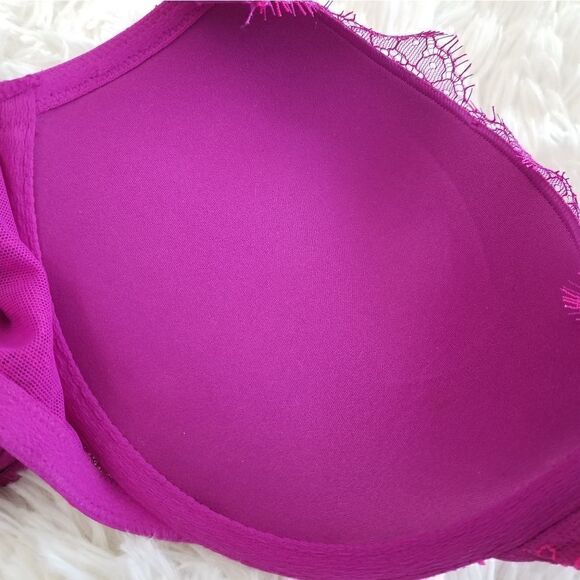 32DD Victoria's Secret Purple Push Up Bra - Picture 5 of 8